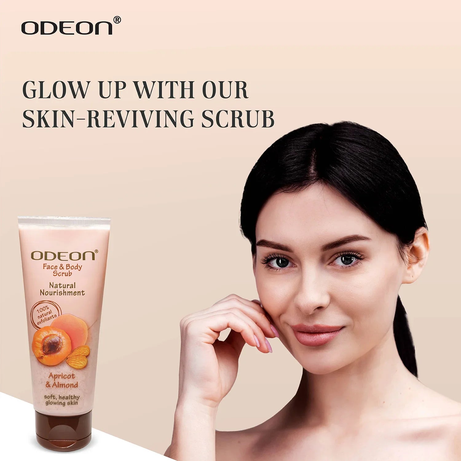 Apricot & Almond Face Scrub - Odeon