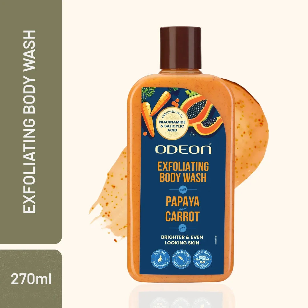 Papaya & Carrot Exfoliating Body Wash for Brighter, Even-Toned & Glowing Skin