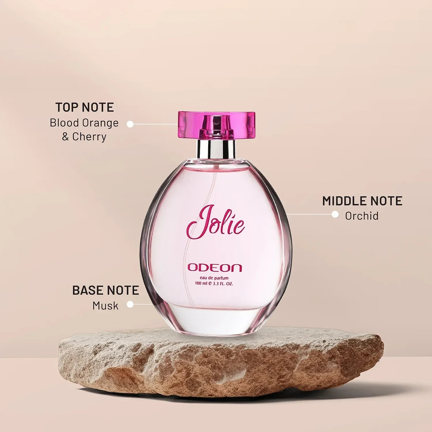 Jolie Eau de Parfum for Women - Long Lasting Floral Fruity Fragrance - Odeon