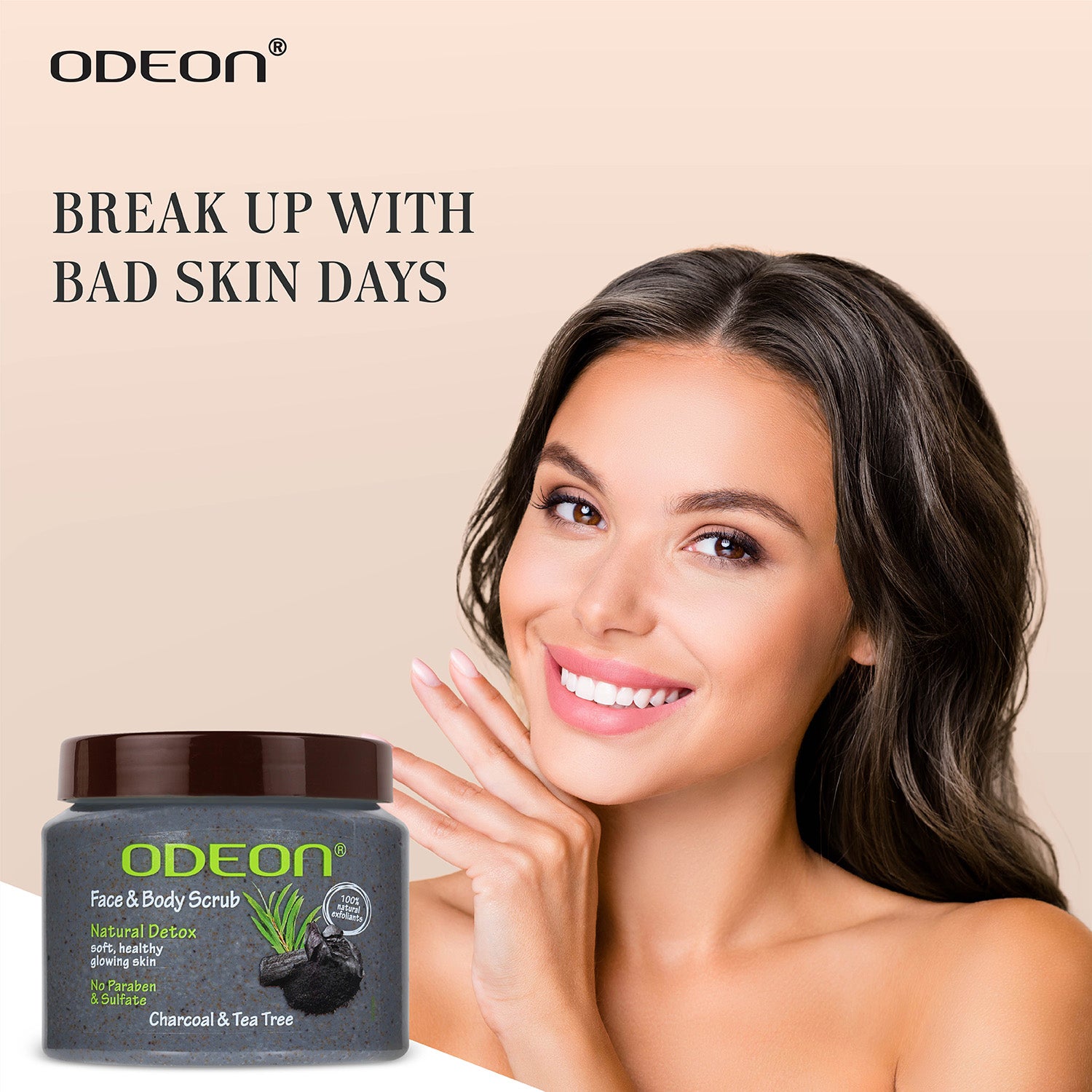 Break Up With Bad Skin Days By Using Charcoal & Tea Tree Scrub