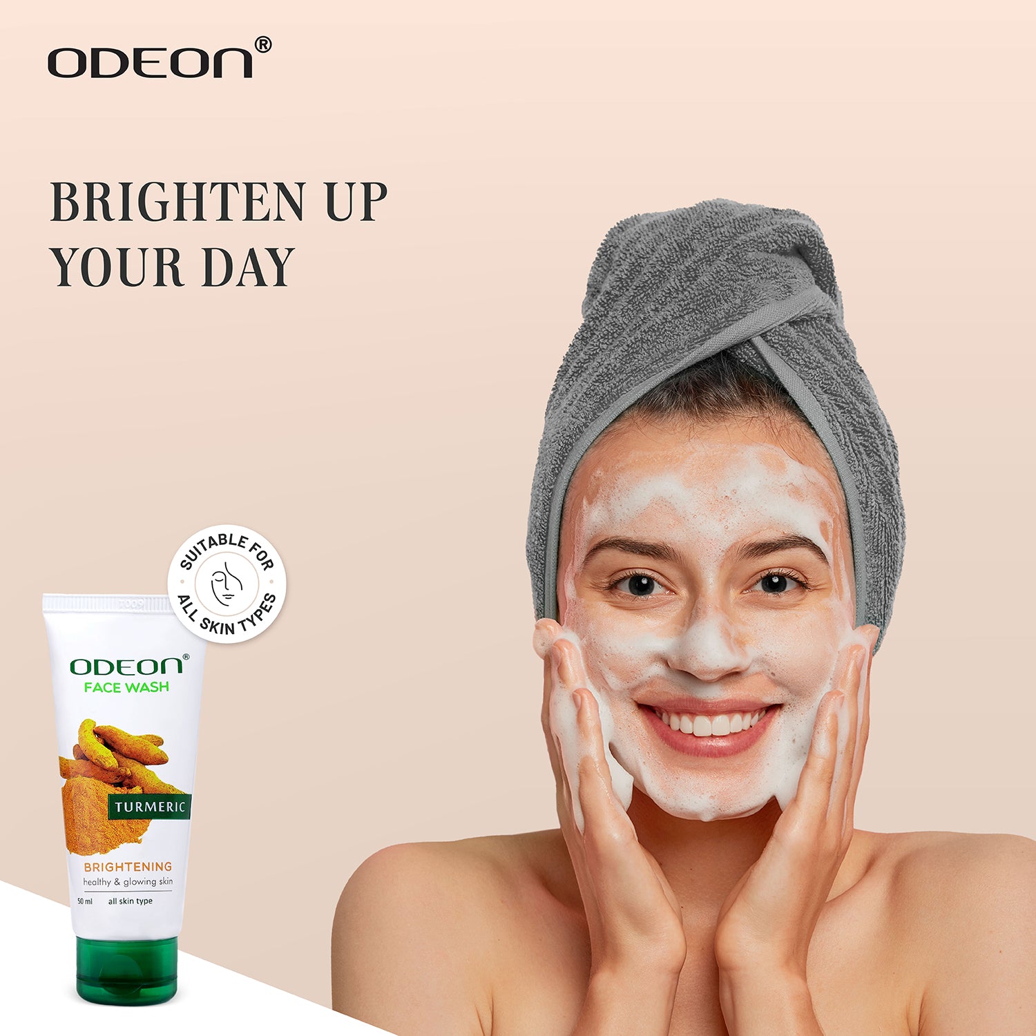 Brighten Up Your Day with Turmeric Face Wash which is Suitable for All Skin Types