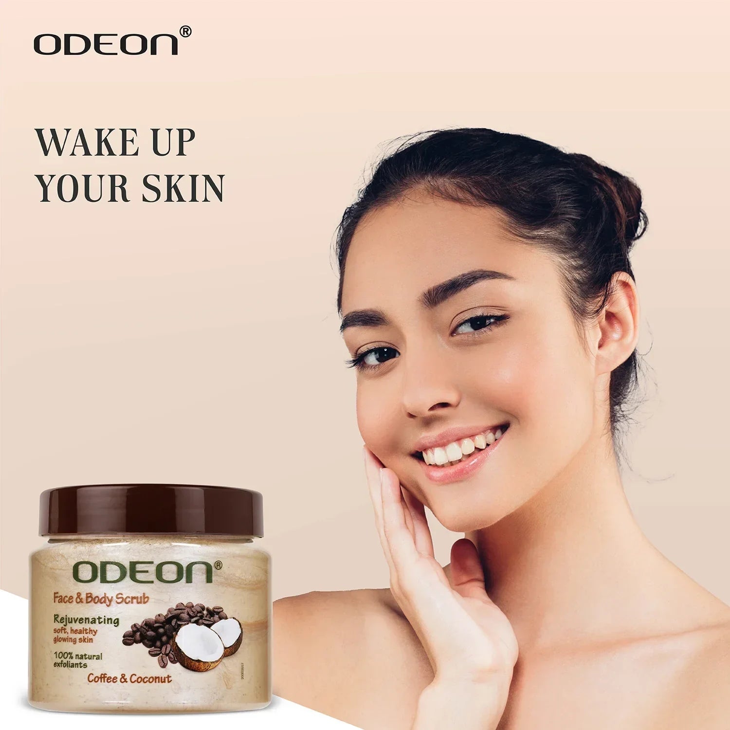 Coffee & Coconut Body Scrub for Smooth, Glowing Skin - Odeon
