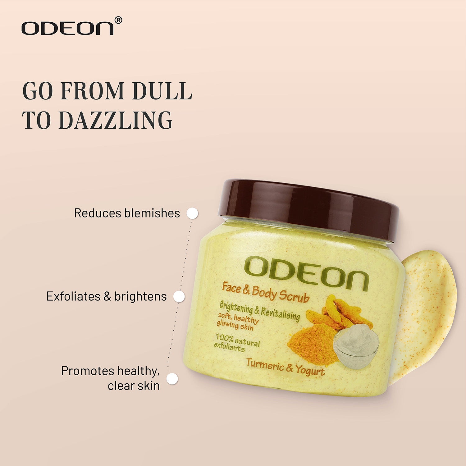 Go From Dull Skin to Dazzling Skin with Turmeric & Yogurt Scrub