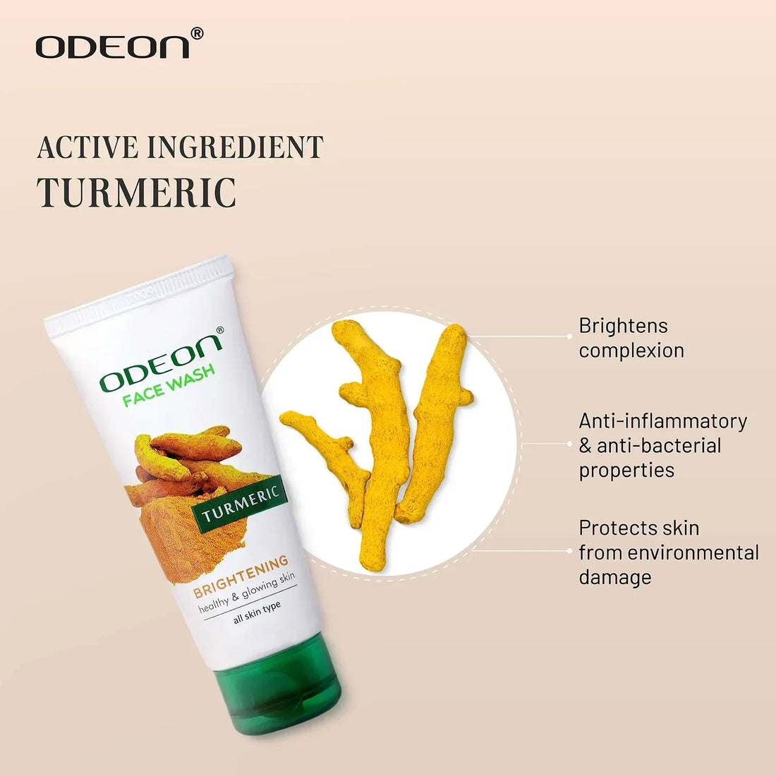 Turmeric Face Wash - Odeon