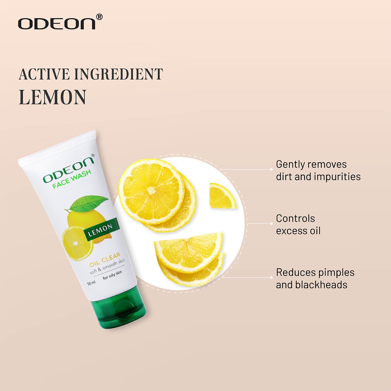 Lemon Face Wash with Active Ingredient