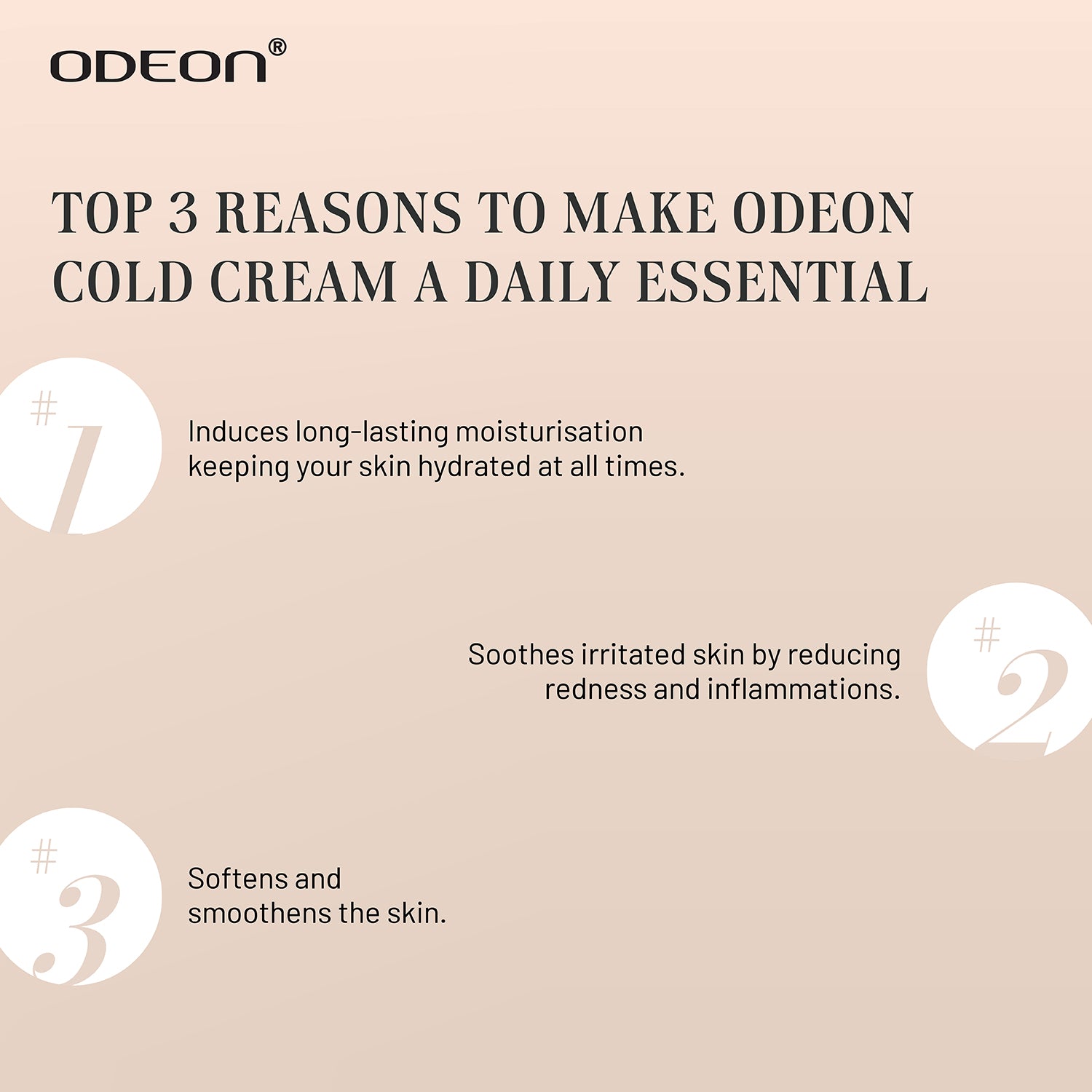 Top 3 Reasons to Make Odeon Cold Cream A Daily Essential
