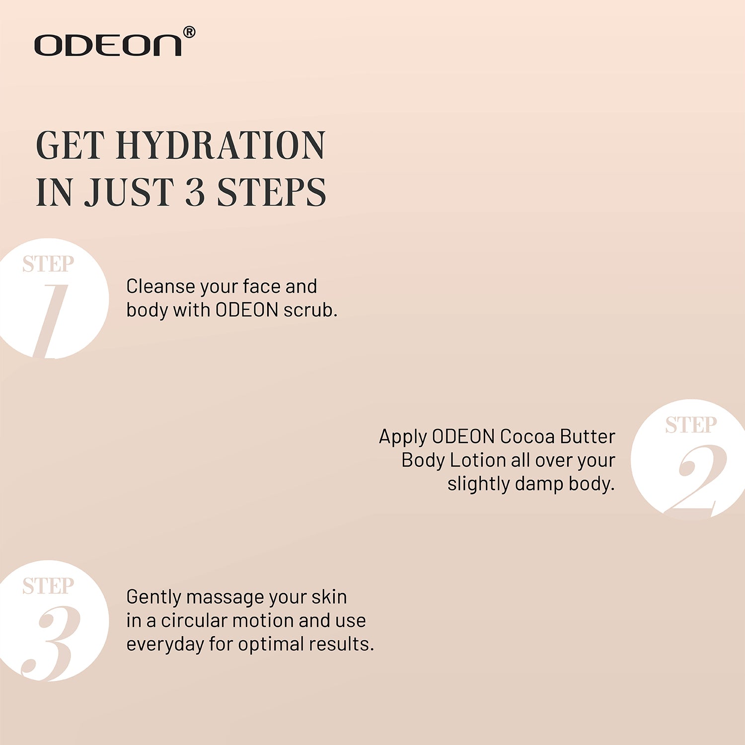 Get Hydration in Just 3 Steps with Cocoa Butter Body Lotion