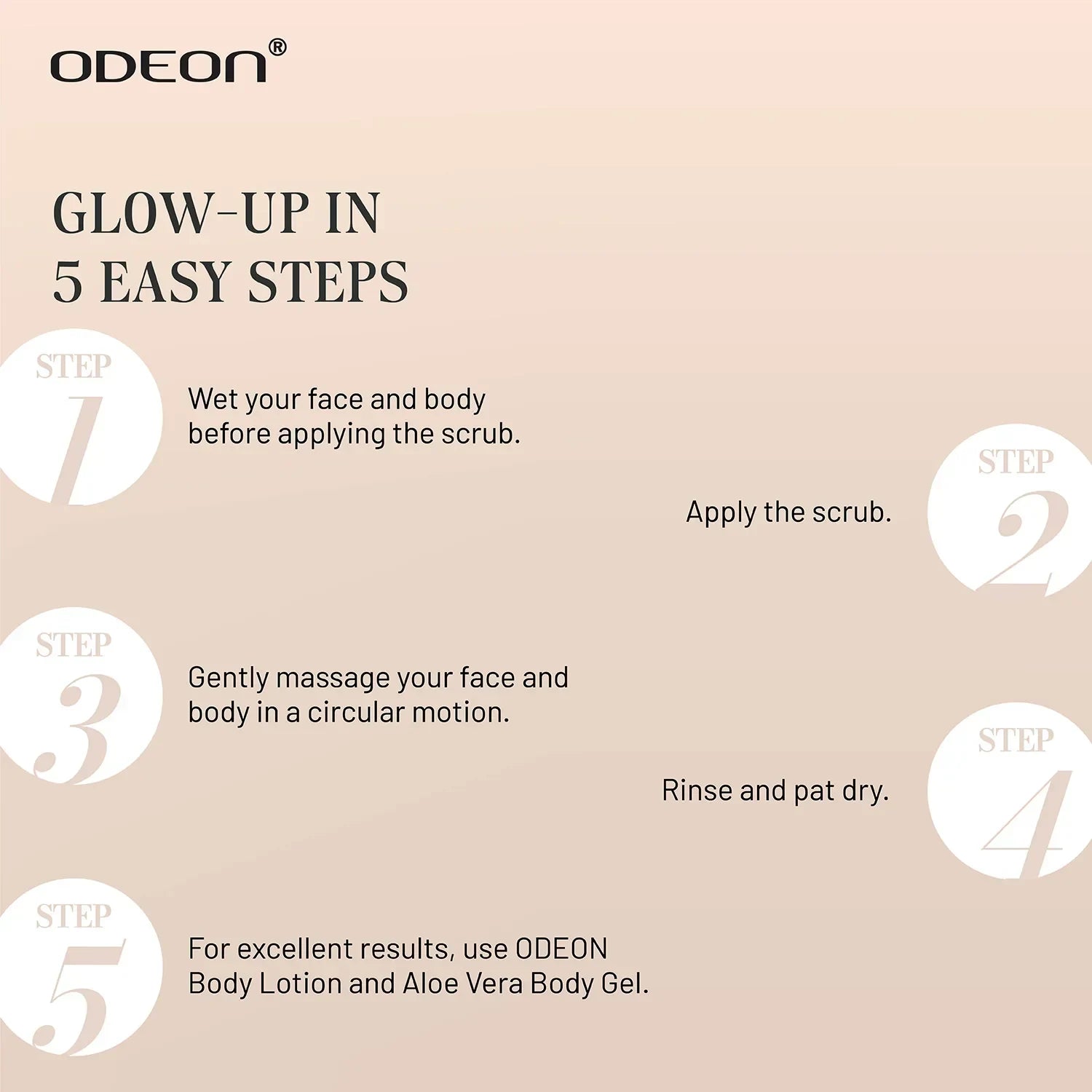 Turmeric & Yogurt Face Scrub for Glow & Spot Reduction - Odeon