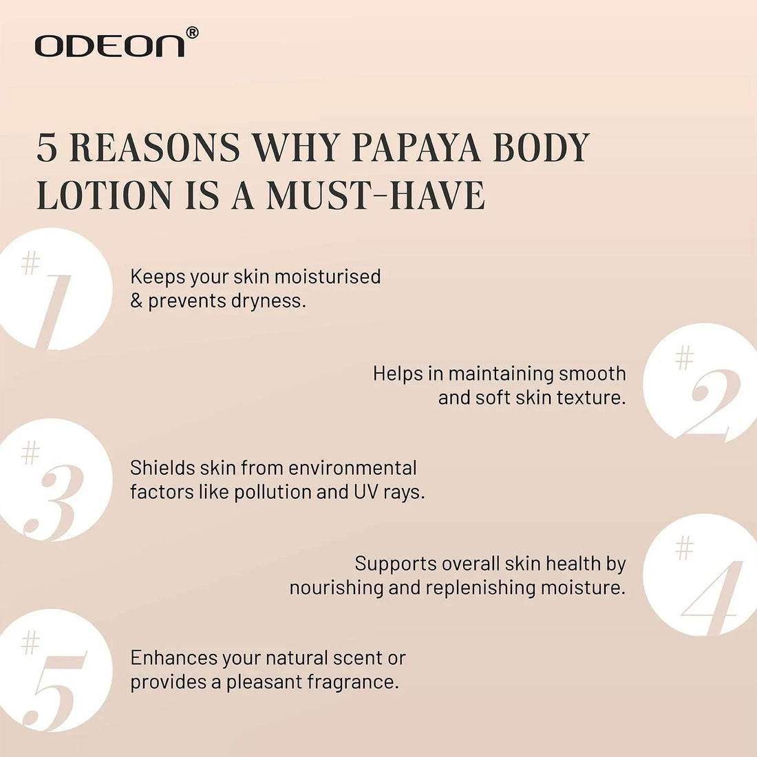 Papaya Body Lotion - Odeon