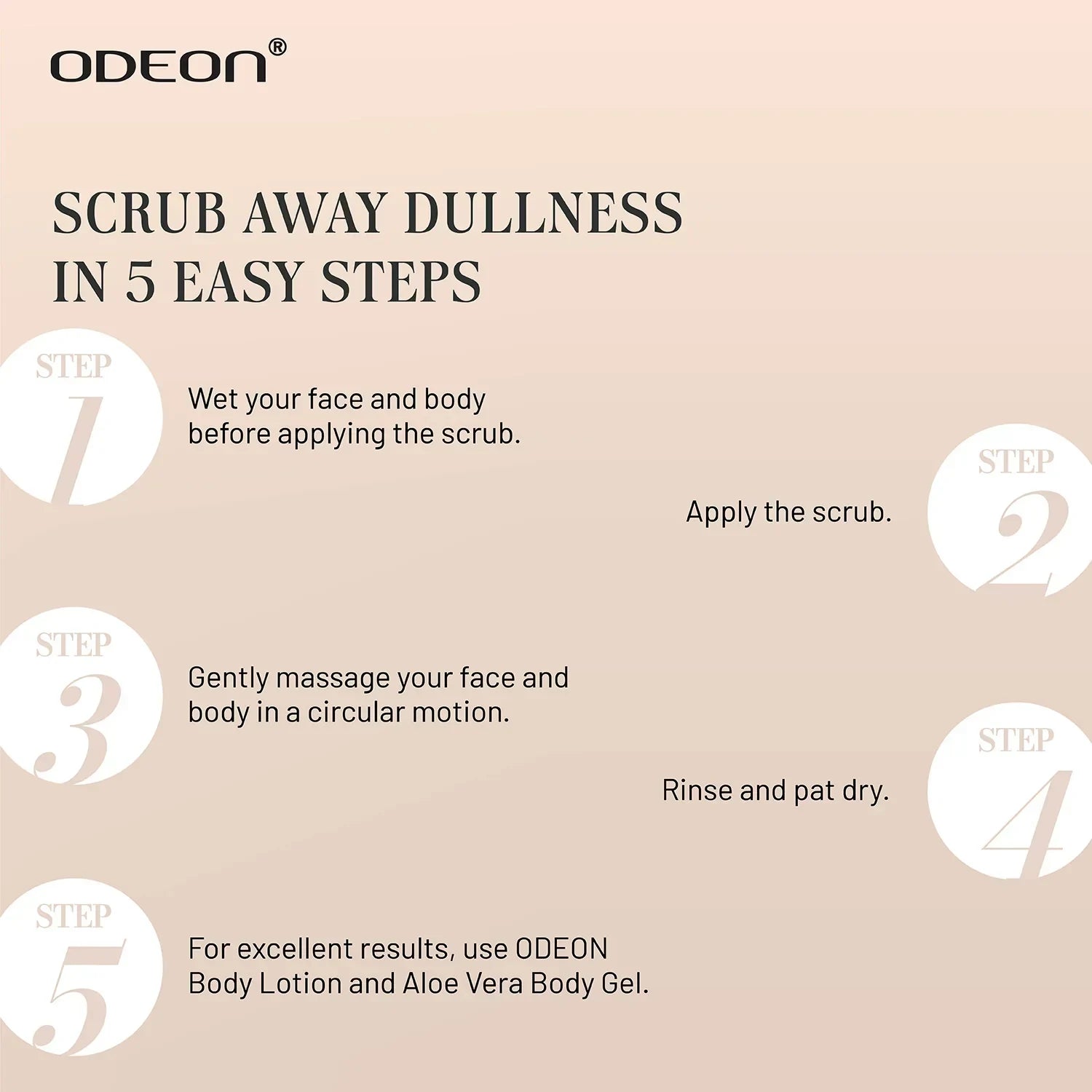 Apricot & Almond Face Scrub - Odeon