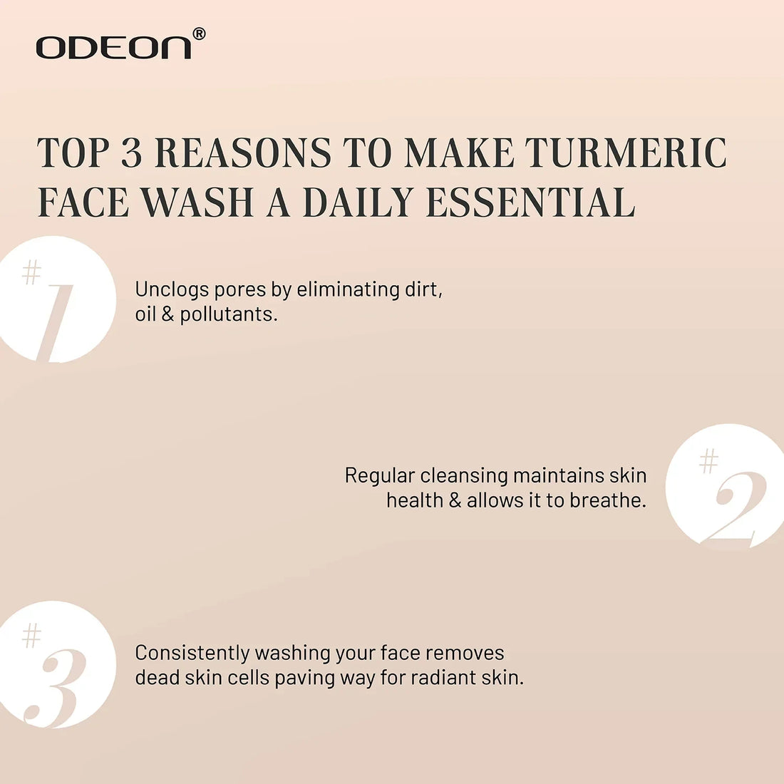 Turmeric Face Wash - Odeon