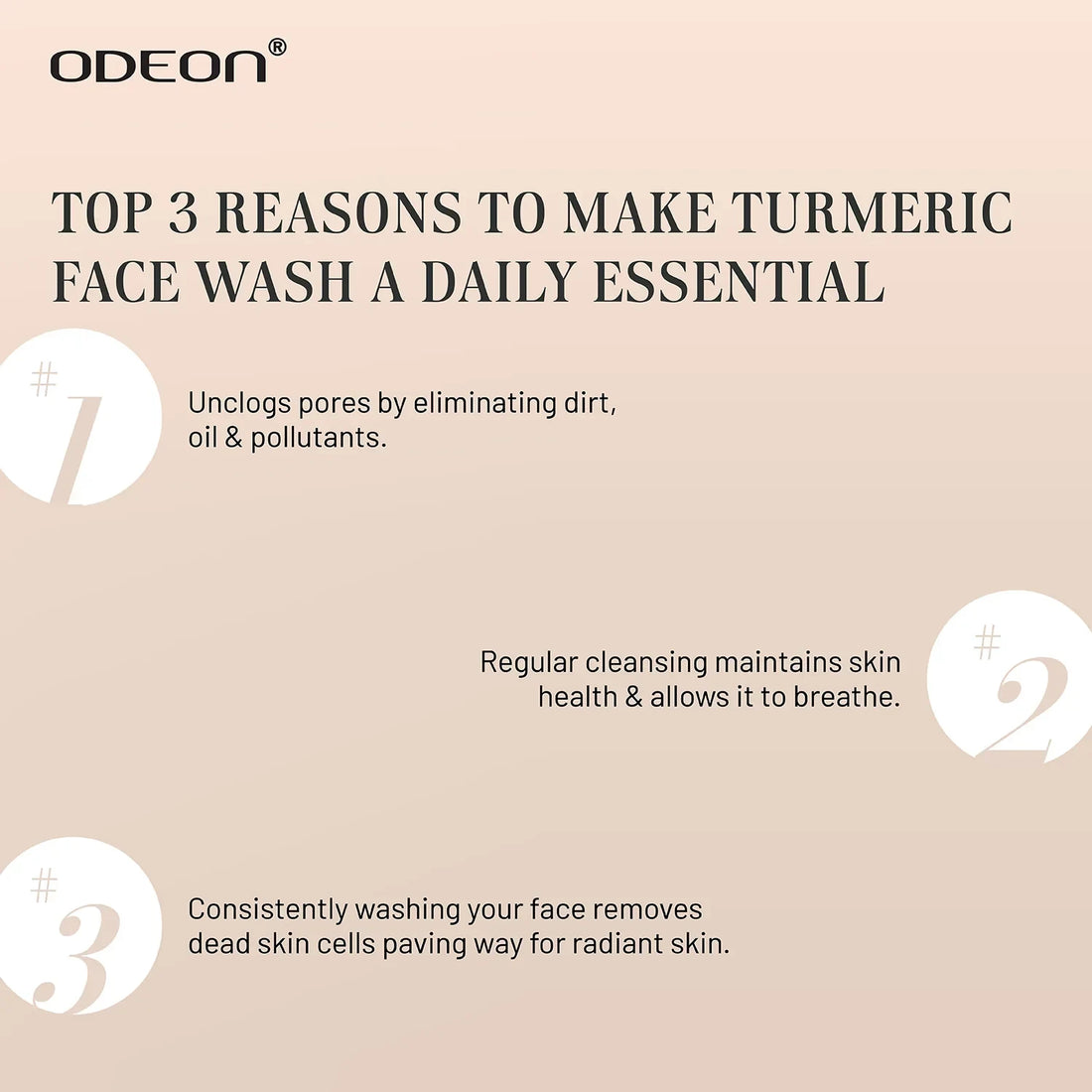 Turmeric Face Wash - Odeon