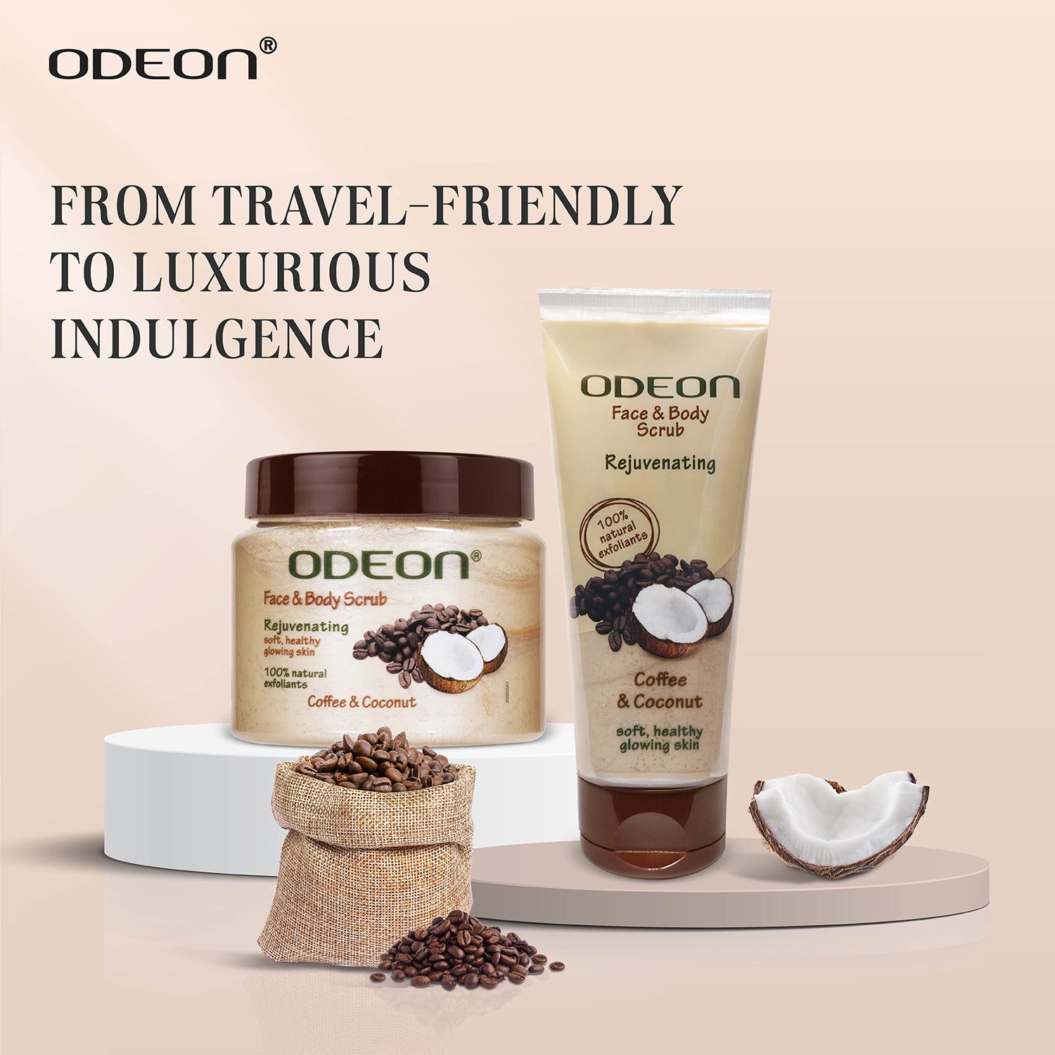 From Travel-Friendly to Luxurious Indulgence with Coffee & Coconut Scrub