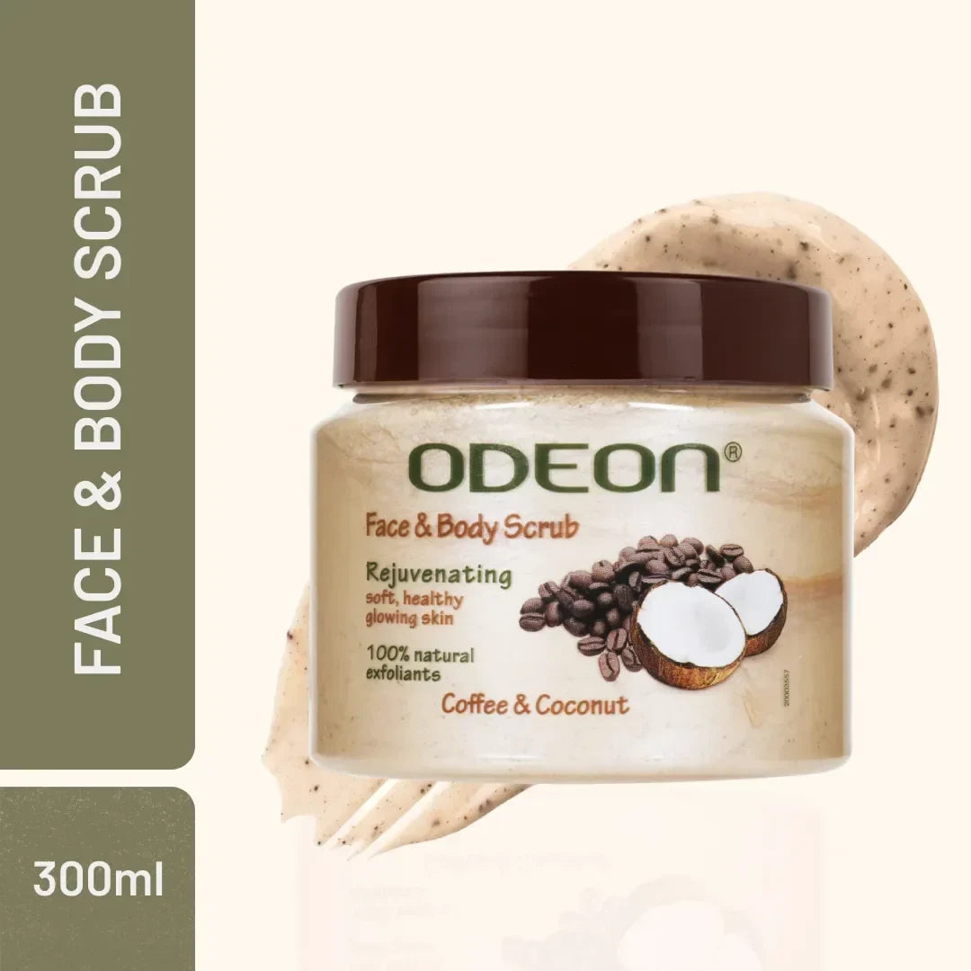 Coffee & Coconut Body Scrub for Smooth, Glowing Skin - Odeon