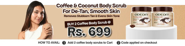 Rejuvenating Coffee & Coconut Body Scrub for De-Tan, Smooth Skin & Natural Glow