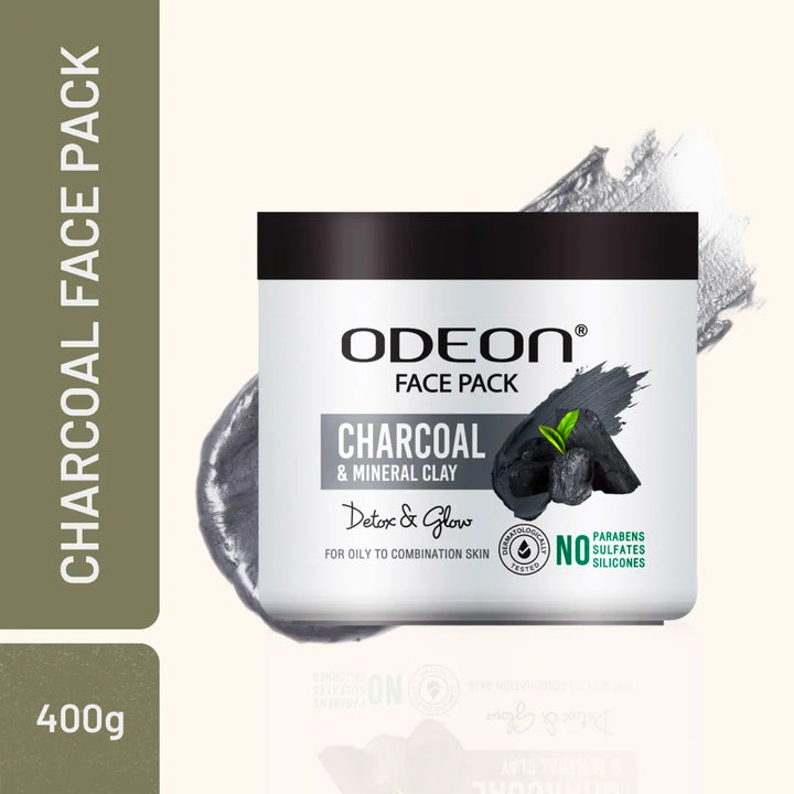 Charcoal Face Pack for Oil Control & Pore Detox