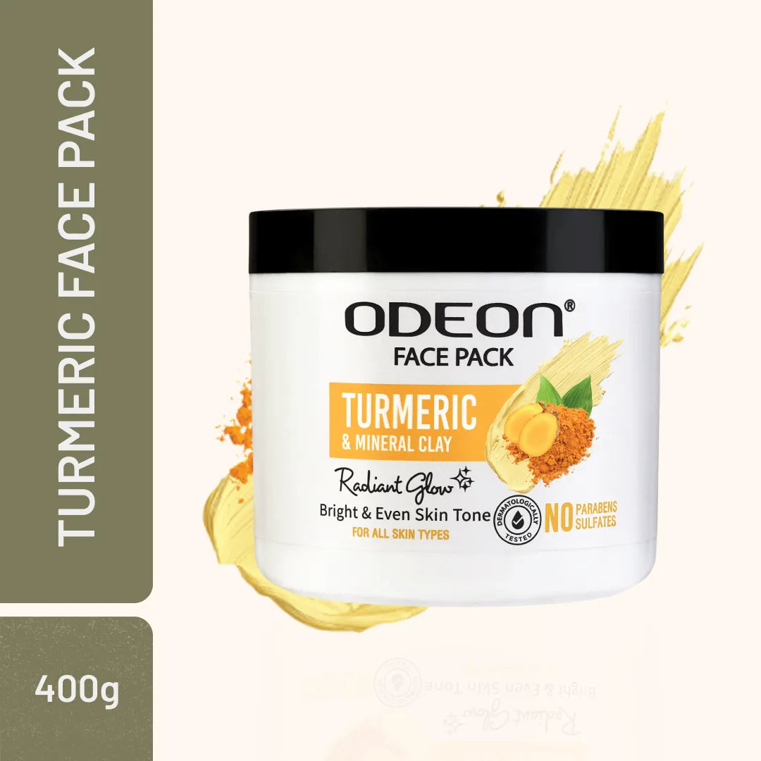 Turmeric Mineral Clay Face Pack for Oily & Acne Skin | De-Tan & Natural Glow