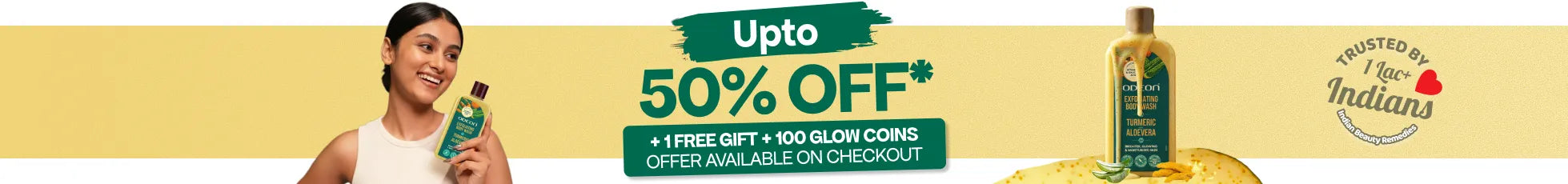 Turmeric & Aloe Vera Exfoliating Body Wash for Naturally Radiant, Hydrated & Bridal-Ready Glow