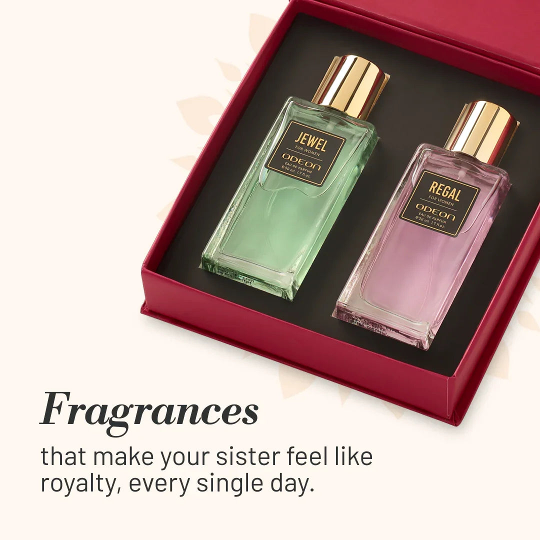 Women’s Perfume Gift Set – Regal & Jewel – Elegant Fruity Floral Fragrances for Her
