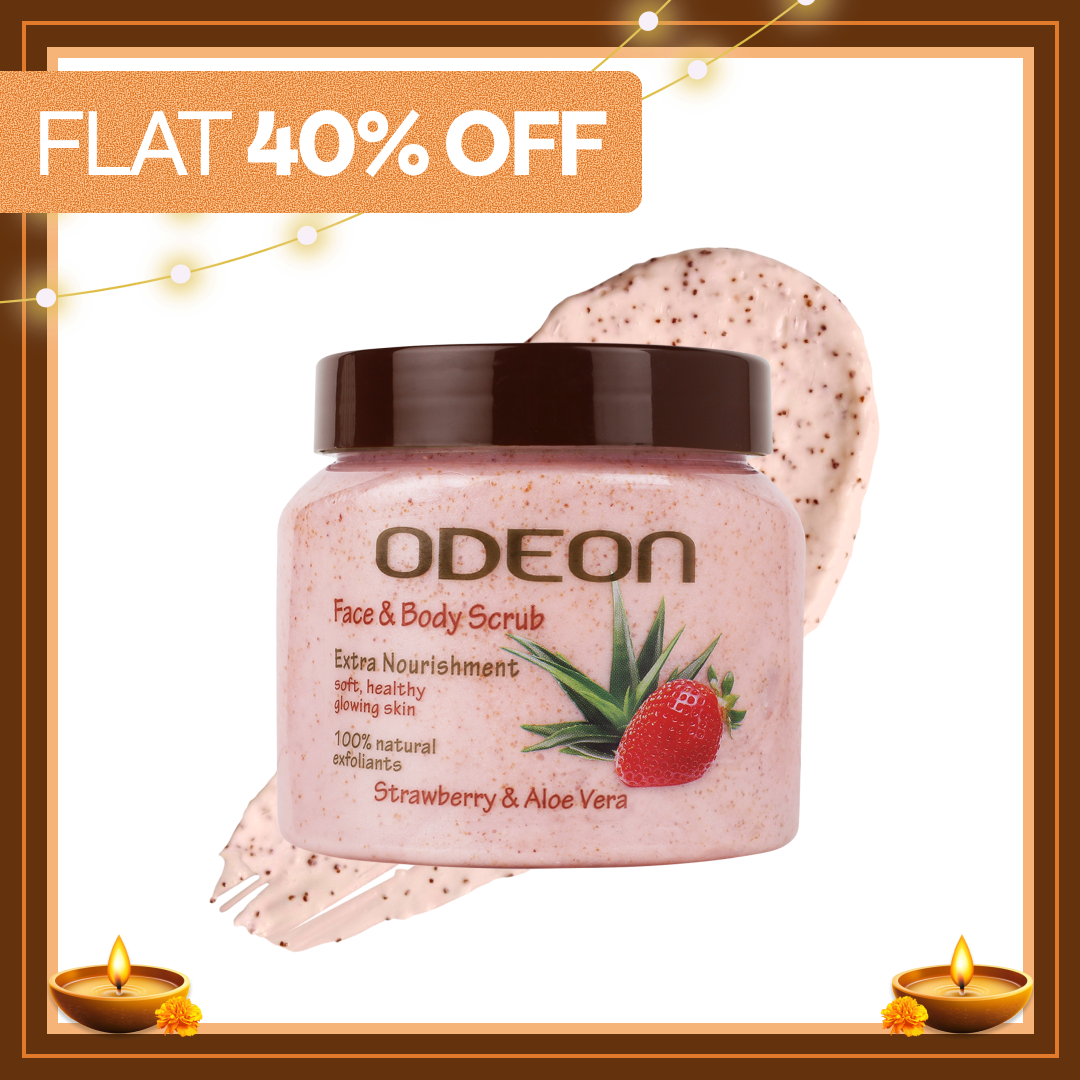 Strawberry & Aloe Vera Body Scrub – Soothing Glow Exfoliator for Sensitive Skin