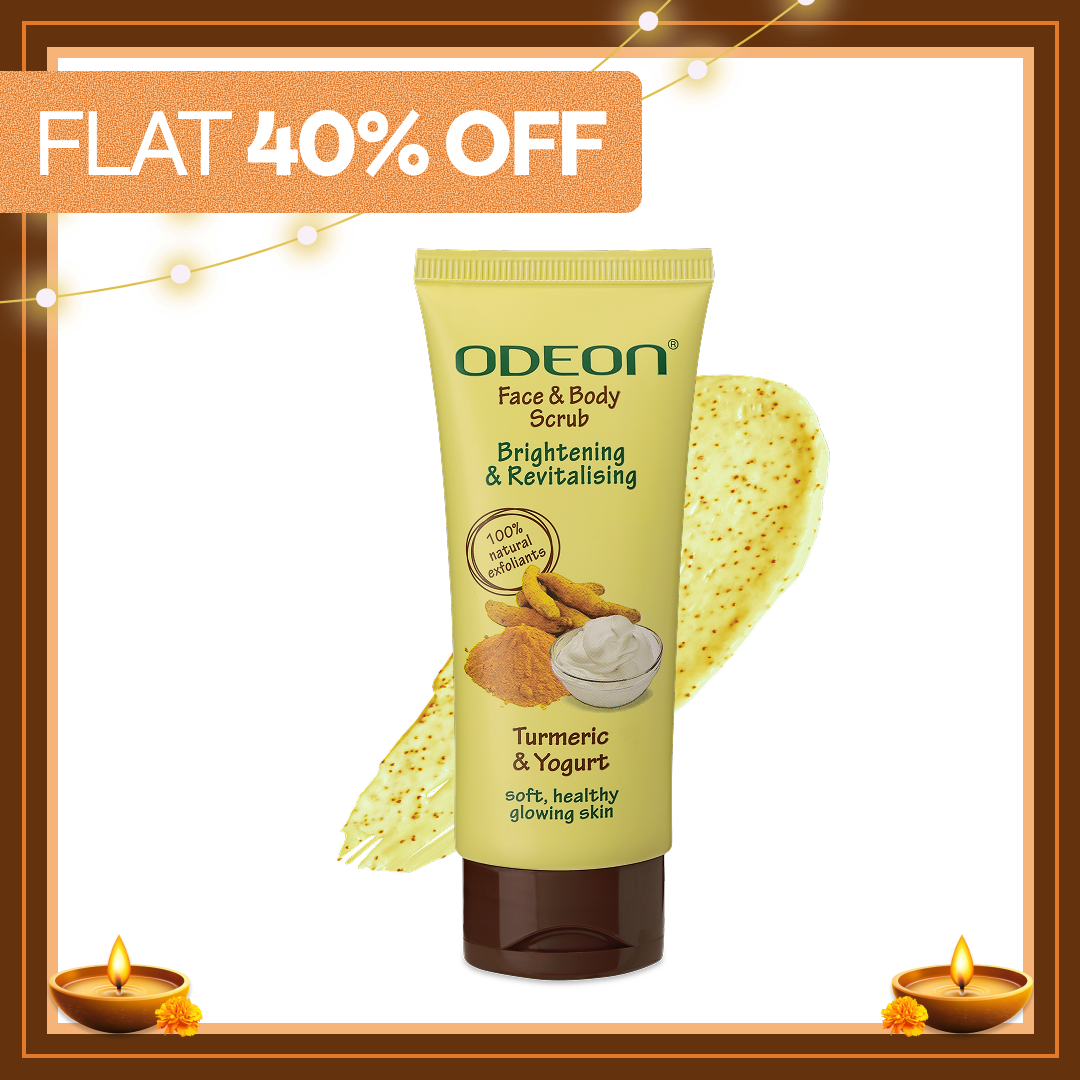 Turmeric & Yogurt Face Scrub for Glow & Spot Reduction