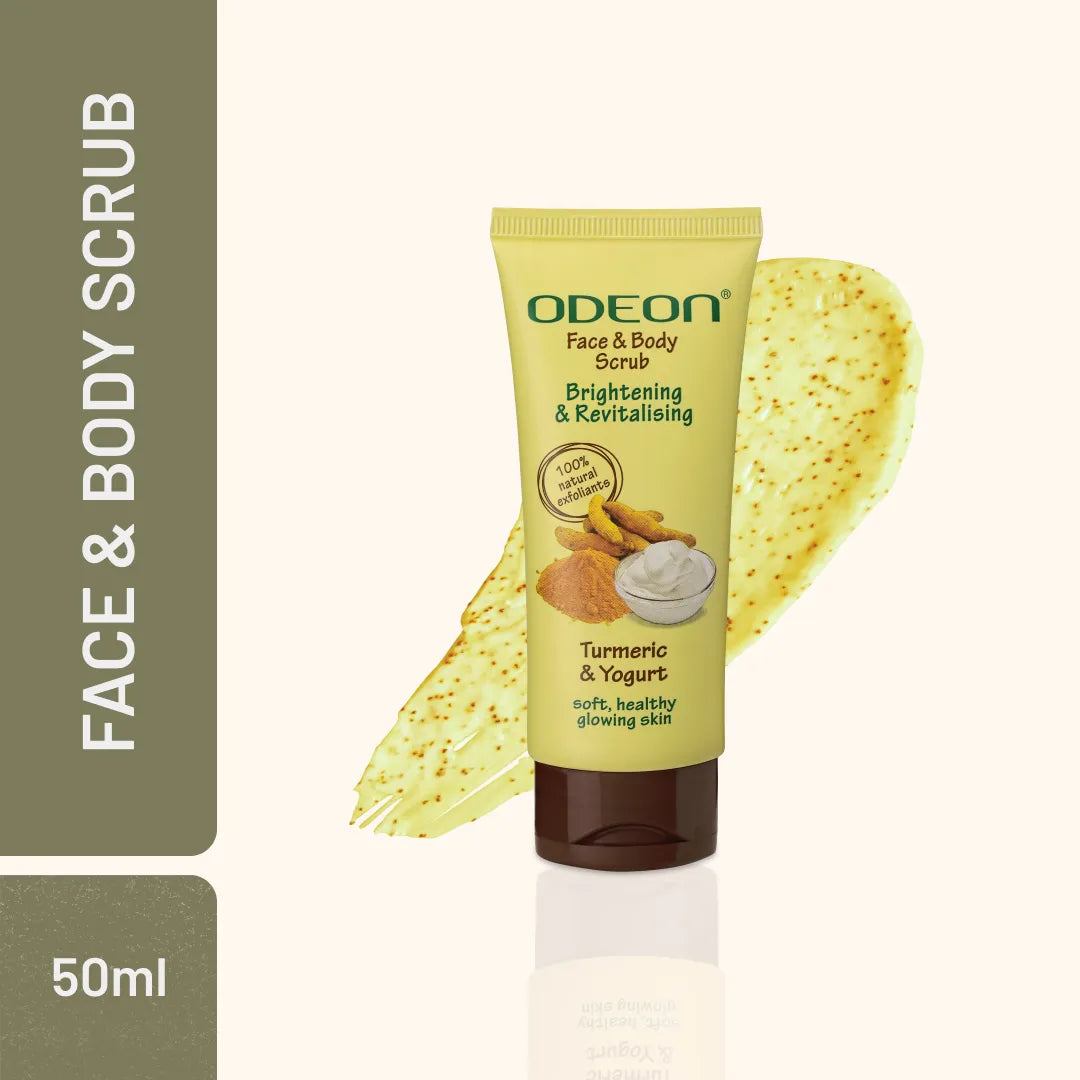 Turmeric & Yogurt Face Scrub for Dark Spots & Pigmentation