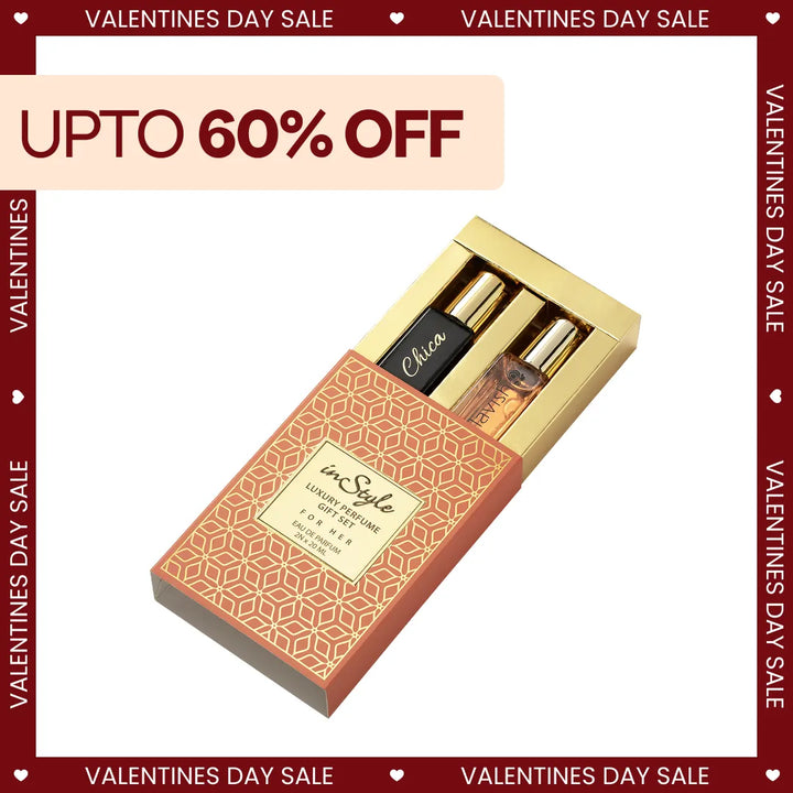 Instyle Luxury Perfume Gift Set — Lavish & Chica | Floral-Fruity & Amber-Floral | Perfect for Gifting