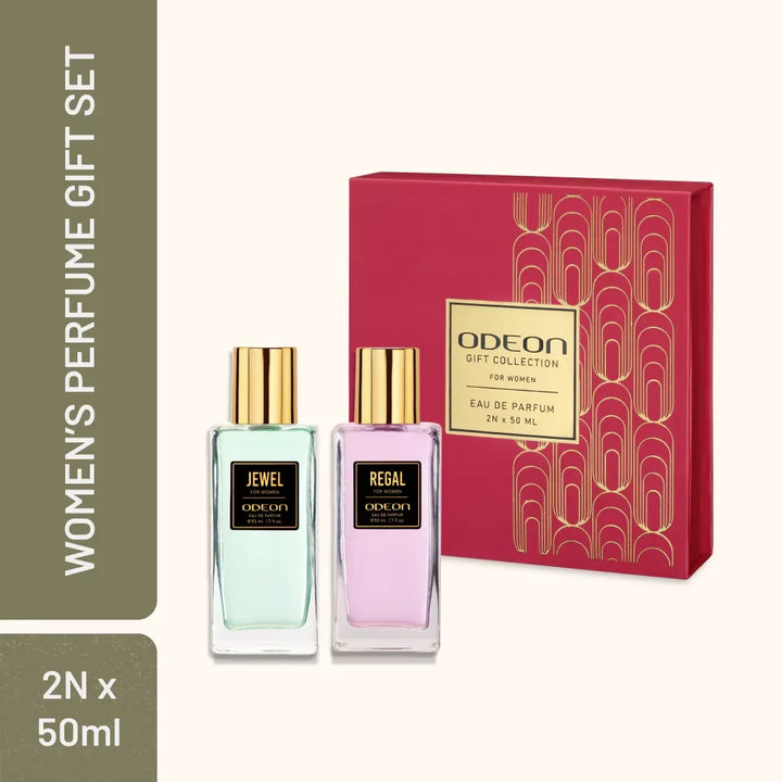 Women’s Perfume Gift Set – Regal & Jewel – Elegant Fruity Floral Fragrances for Her - Odeon