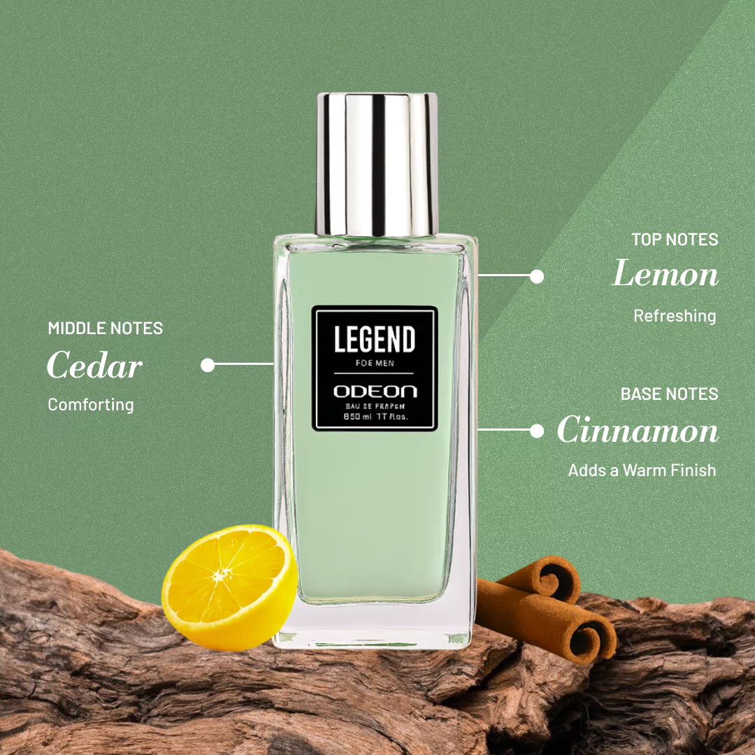 Legend Eau de Parfum for Men | Long-Lasting Citrus & Sandalwood Fragrance