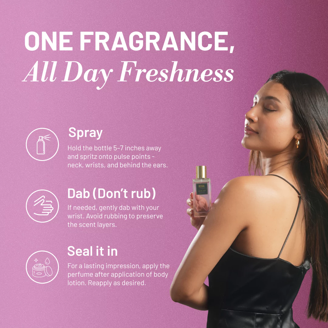 Regal Eau de Parfum for Women | Long-Lasting Fruity & Floral Fragrance